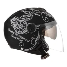 Capacete Aberto Pro Tork New Atomic Highway Dreams Cor Preto-fosco Tamanho do capacete 60 Foto mini 4