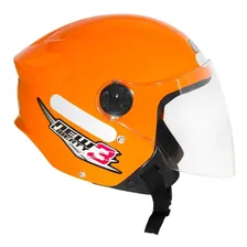 Capacete Aberto Pro Tork New Liberty 3 Laranja 58 Foto mini 1