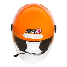 Capacete Aberto Pro Tork New Liberty 3 Laranja 58 Foto mini 3