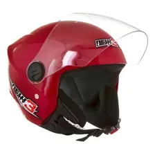 Capacete Aberto Pro Tork New Liberty Three 56 Vermelho Foto mini  2