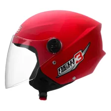 Capacete Aberto Pro Tork New Liberty Three 56 Vermelho Foto mini 3