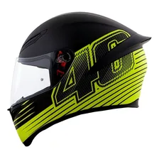 Capacete Agv K1 Edge Vr46 Black Friday Cor Fantasia Tamanho do capacete 57MS Foto mini 1