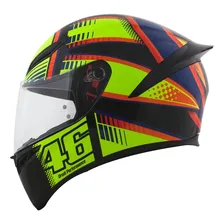 Capacete Agv K1 Soleluna Valentino Rossi Amarelo Fechado Foto mini 1
