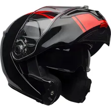 Capacete Bell Srt Modular Ribbon Black Red Foto mini 1