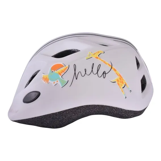 Capacete Bike Infantil Polisport Giraffe Garrafinha Suporte Foto 1