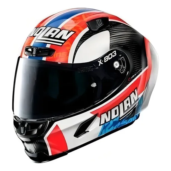 Capacete Carbono X Lite X 803 Rs Alex Rins + Viseira Fumê Cor Laranja Tamanho Do Capacete 60 (l) Foto 1