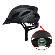 Capacete Ciclismo Bike Mtb Speed Rad 7 Sinalizador Cores Cor Preto Foto mini 3