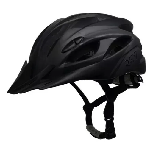 Capacete Ciclismo Bike Mtb Speed Rad 7 Sinalizador Cores Cor Preto Foto 1