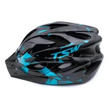 Capacete Ciclist Mtb Raptor || Regulável M 54-58cm C/led Tsw Cor Azul 11851 Tamanho Foto mini 1