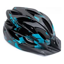 Capacete Ciclist Mtb Raptor || Regulável M 54-58cm C/led Tsw Cor Azul 11851 Tamanho Foto mini 2