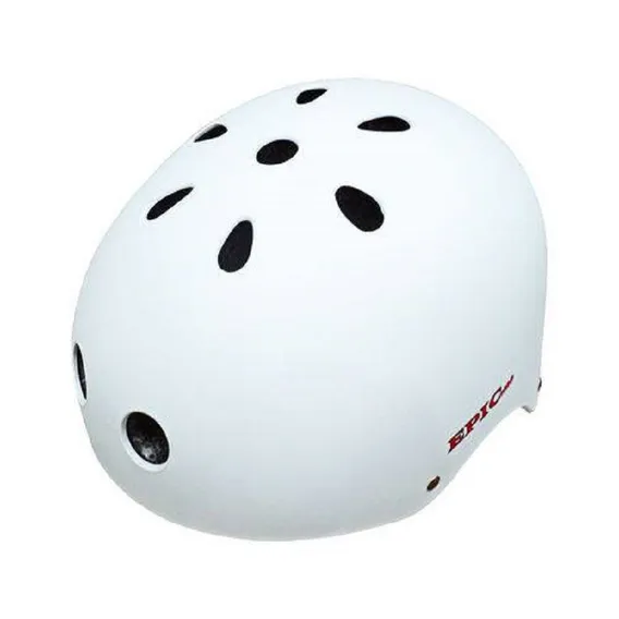 Capacete Coquinho D/ Bike Patins Skate Matt Epic Line Branco Tamanho P(s) Foto 1