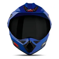 Capacete Cross Viseira Fumê Pro Tork Mx Vision Preto Fosco Foto mini 2