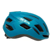 Capacete D/ Bike Mtb Sinalizador Pisca Led Gta Rider Azul Tamanho G Foto mini 3