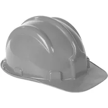 Capacete De Proteção Com Carneira Cinza Ca 31.469 Plastcor Foto mini 1