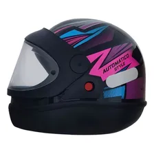 Capacete Ebf Automático Bolt Tamanho Do Capacete 58 Cor Rosa Style Foto mini 1
