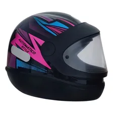 Capacete Ebf Automático Bolt Tamanho Do Capacete 58 Cor Rosa Style Foto mini 3