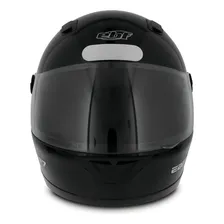 Capacete Ebf Moto Fechado Ebf 7 Solid Preto Brilhante Foto mini  2