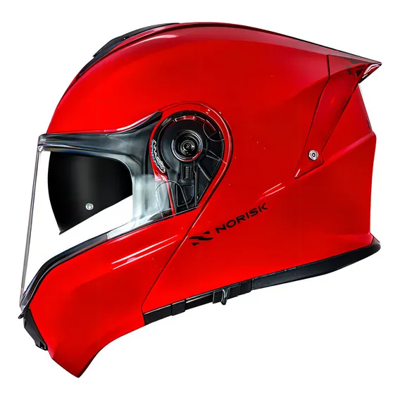 Capacete Escamoteável Norisk Motion Monocolor Vermelho Tamanho do capacete 58 M Foto 1