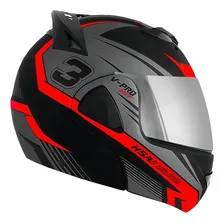 Capacete Escamoteável Pro Tork Robocop V-pro Jet 3 Foto mini 1