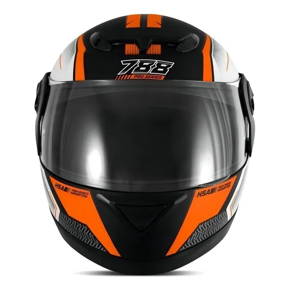 Capacete Evolution 788 G6 Pro Series Laranja Tam 56 Pro Tork Foto 1