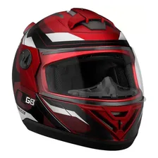 Capacete Evolution G8 Evo Brilhante Vermelho Tam 58 Foto mini 3