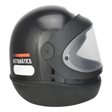Capacete Fechado Preto Brilhante Automático Solid Foto  mini 1