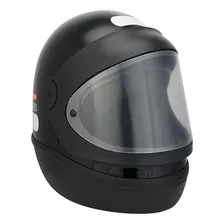 Capacete Fechado Preto Brilhante Automático Solid Foto mini  2