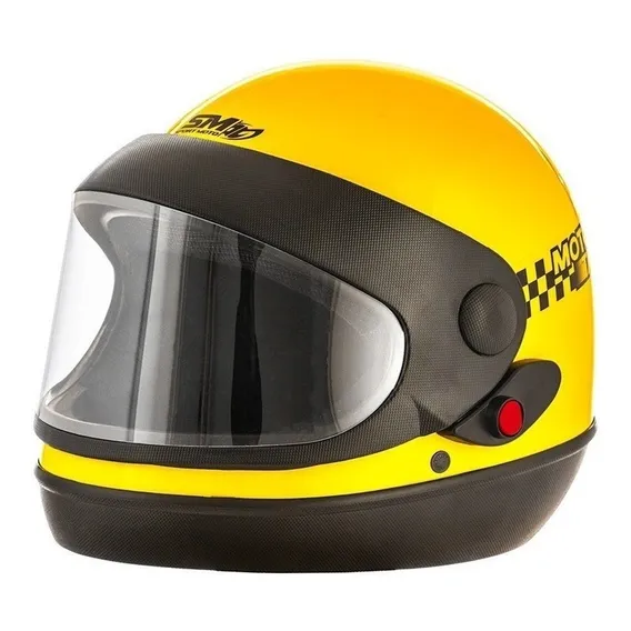 Capacete Fechado Pro Tork Sport Moto Amarelo Moto Táxi Tamanho do capacete 60 Foto 1