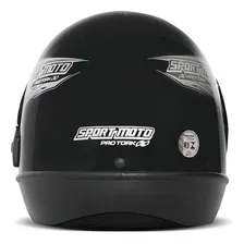 Capacete Fechado Sam Marino Integral Sport Moto Tamanho Do Capacete 60 Cor Preto Foto mini 2