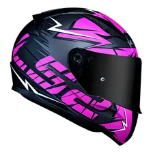 Capacete Feminino Fechado Ls2 Ff353 Rapid Cromo Rosa Fosco Foto mini 2