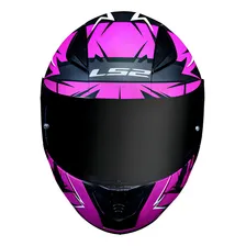 Capacete Feminino Fechado Ls2 Ff353 Rapid Cromo Rosa Fosco Foto mini 3