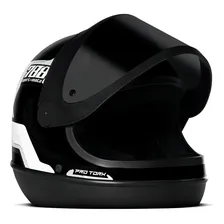 Capacete Feminino Sport Moto 788 Laranja Pro Tork Cor Branco Viseira Fumê Tamanho Do Capacete 60 Foto mini  2