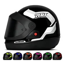 Capacete Feminino Sport Moto 788 Laranja Pro Tork Cor Branco Viseira Fumê Tamanho Do Capacete 60 Foto  mini 1