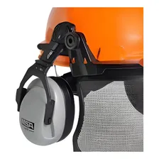 Capacete Florestal C/ Protetor Facil E Abafador - Stihl Cor Laranja Foto mini 2