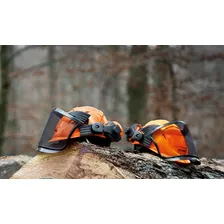 Capacete Florestal C/ Protetor Facil E Abafador - Stihl Cor Laranja Foto mini 3