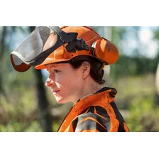 Capacete Florestal C/ Protetor Facil E Abafador - Stihl Cor Laranja Foto mini 4