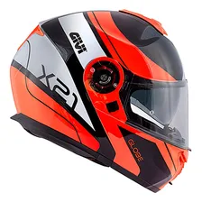 Capacete Givi X21 Globe Preto/laranja Foto mini  3