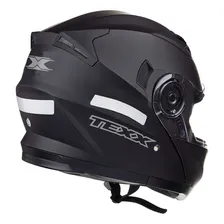 Capacete Gladiador Moto Texx Gladiator V3 Articulado Robocop Cor Preto-fosco Tamanho do capacete 56 Foto mini 4