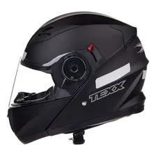 Capacete Gladiador Moto Texx Gladiator V3 Articulado Robocop Cor Preto-fosco Tamanho do capacete 56 Foto mini 2