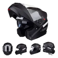 Capacete Gladiador Moto Texx Gladiator V3 Articulado Robocop Cor Preto-fosco Tamanho do capacete 56 Foto mini 1