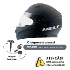 Capacete Helt Escamoteável Com Viseira Interna Cor Preto 64 Foto mini 4