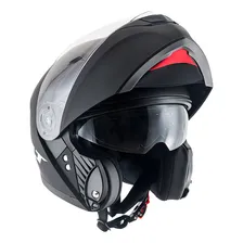 Capacete Helt Escamoteável Com Viseira Interna Cor Preto 64 Foto  mini 1