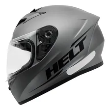 Capacete Helt Polar Motociclista Helt Street Fechado Moto Cor Cinza Tamanho Do Capacete 58 Foto mini 1