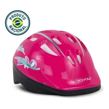 Capacete Infantil Bike Ciclismo Com Regulagem Rosa Mymax Foto mini 1