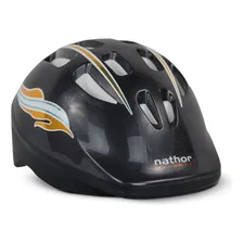 Capacete Infantil Menino/menina Bike Nathor Preto - Nathor Tamanho P Foto  mini 1