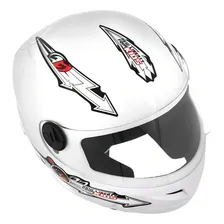 Capacete infantil Pro Tork Libert Four branco 54 com design fechado Foto mini  2