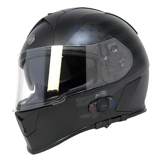 Capacete integral Mako integrado Bluetooth Torc T14b com gráfico Foto 1
