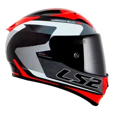 Capacete Ls2 Ff323 Arrow R Compete Branco Tricomposto Tamanho do capacete 56 Foto mini 2