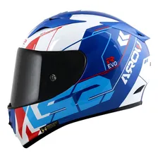 Capacete Ls2 Ff323 Arrow R Techno Branco/azul/vermelho Foto mini 1