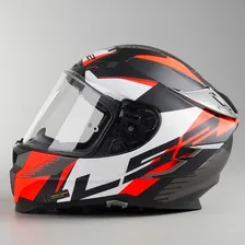 Capacete Ls2 Ff327 Challenger Squadron Fosco Laranja Fluo Tamanho Do Capacete 62 Cor Laranja Foto mini 3
